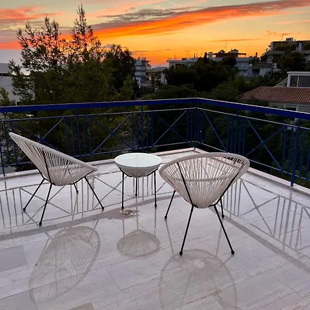 Apartment Panoramic Terrace With Sunset View - Greecing Athen